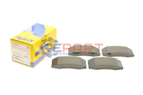 Фото Колодки гальмівні (передні) MB C-class (W203) 02-08/M-class (W163) 98-05/S-class (W220/W221) 98-13 Metelli (2205630) зображення 1