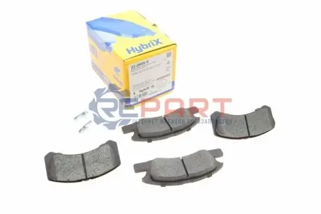 Фото Колодки гальмівні (передні) Daihatsu Cuore 1.0 03-/Mitsubishi Mirage 1.0/1.2 12- Metelli (2206050) зображення 1