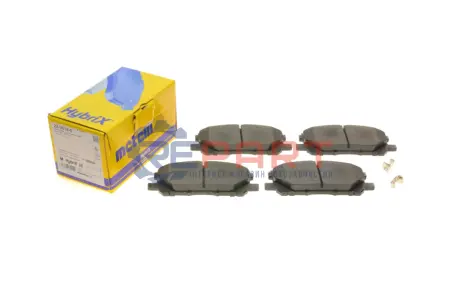 Колодки гальмівні (передні) Lexus RX 03-09 Metelli 2206180 Купити в Україні