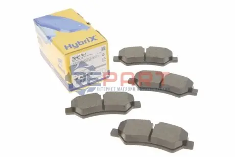 Фото Колодки гальмівні (задні) MB Sprinter 209-319CDI/VW Crafter 06- Metelli (2206720) зображення 1