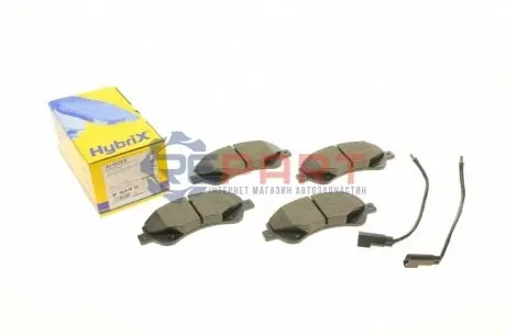 Фото Колодки гальмівні (передні) Ford Transit 06-14/Transit Connect 06-13 (+датчики) Metelli (2206790) зображення 1