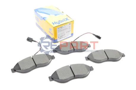 Колодки гальмівні (передні) Citroen Jumper/Fiat Ducato/Peugeot Boxer 06- (+датчики) Metelli 2207081 Купити в Україні