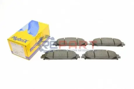 Фото Колодки гальмівні (передні) Chrysler 300 C/II 04-/Lancia Thema 3.0/3.6 11-14 Metelli (2207170) зображення 1