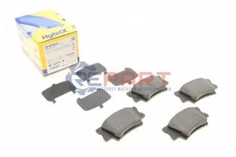 Фото Колодки гальмівні (задні) Toyota Camry/Rav4 IV 05-/Avalon 12-18/Lexus ES 06-18 Metelli (2207490) зображення 1