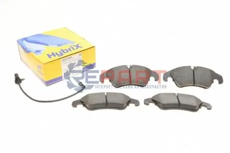 Фото Колодки гальмівні (передні) Audi A4 07-18/A5 07-/Q5 13-17 (+датчик) Metelli (2207750K) зображення 1