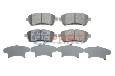 Колодки гальмівні (передні) Ford Fiesta 08 Metelli 22-0793-2 Купити в Україні