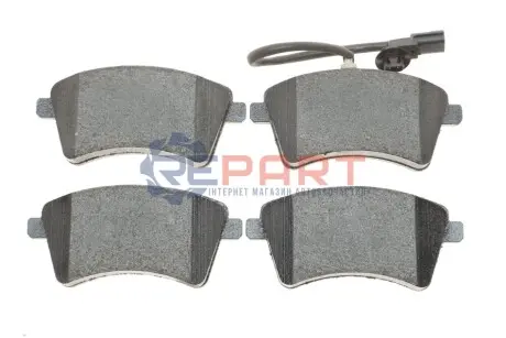 Колодки гальмівні (передні) Renault Kangoo 08-/Nissan NV 250 19- (+датчики) Metelli 22-0812-1 Купити в Україні