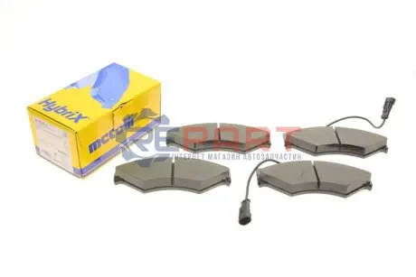 Колодки тормозные (передние) Iveco Daily II 91-99 (+датчики) Metelli 22-0849-1