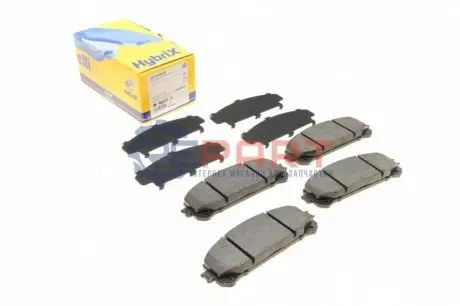 Фото Колодки гальмівні (передні) Toyota Camry 17-/Highlander 07-/Rav4 IV/V/Lexus ES 12-/NX 14-/RX 08- Metelli (2209380) зображення 1