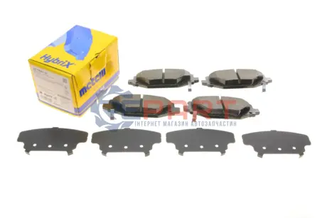 Фото Колодки гальмівні (задні) Chrysler Grand Voyager 07-/Fiat Freemont 11- Metelli (2209470) зображення 1