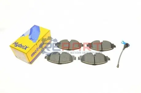 Фото Колодки гальмівні (передні) Audi A3/Q2/Q3/Seat/Skoda Octavia/Kodiaq/VW Golf/Passat B8 12- (+датчик) Metelli (2209500K) зображення 1