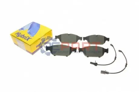 Колодки гальмівні (передні) Audi A6/A7/A8 10- (з датчиком) Metelli 2209530K Купити в Україні