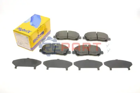 Колодки гальмівні (передні) Jeep Cherokee 2.0-2.2 CRD/3.2 13 Metelli 22-0969-1 Купити в Україні