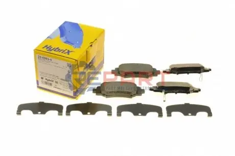 Фото 1 — Колодки гальмівні (задні) Mazda 3 III 13- Metelli (22-0993-0) Фото Колодки гальмівні (задні) Mazda 3 III 13- Metelli (22-0993-0) зображення 1