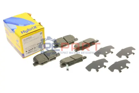 Фото Колодки гальмівні (задні) Citroen C4 Aircross/Mazda 6/Mitsubishi Outlander III/Peugeot 4008 12- Metelli (2209950) зображення 1