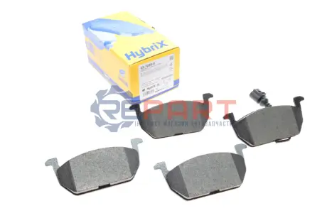 Колодки тормозные (передние) Seat Leon/Skoda Octavia IV/V/VW Golf VII 12- (+датчик) Metelli 2210280 Купить в Украине