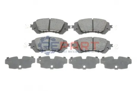 Колодки гальмівні (передні) Toyota Yaris 13- (Akebono) Metelli 22-1219-0 Купить в Украине