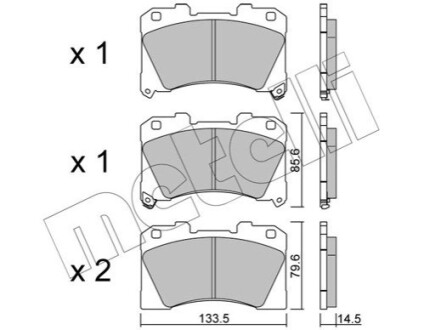 Автозапчастина Metelli 2212880 (фото 1)