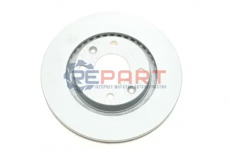 Фото Диск гальмівний (передній) Citroen C2/C3/C4/Berlingo/Peugeot 206/Partner 96- (266x22) (з покр) (вент) Metelli (230555C) зображення 1