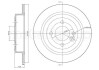 Диск гальмівний (задній) Mini Cooper (R50/R53) 01- (259x9.9) Metelli 230667C (фото 2)