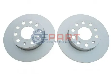 Диск гальмівний (задній) Audi A3/Skoda Octavia/VW Caddy/Golf/Touran 03-15 (260х12) (з покр) (повний) Metelli 230725C Купити в Україні