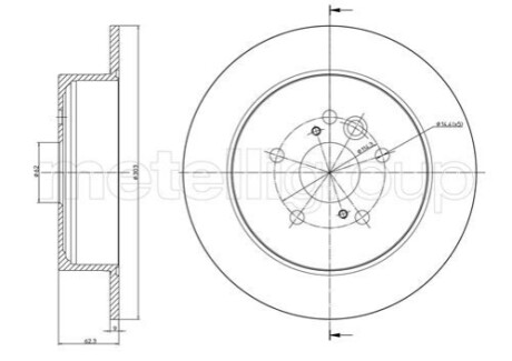 Автозапчастина Metelli 230803C