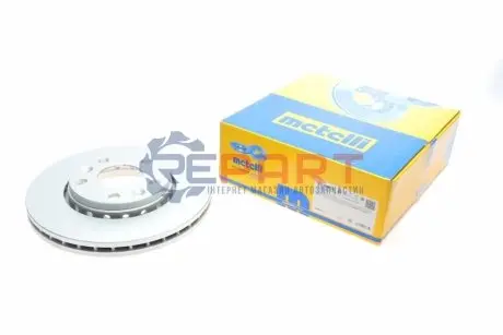 Диск гальмівний (передній) Renault Megane/Laguna/Scenic 08- (280x24) (с покр.) (вент.) Metelli 230981C Купити в Україні
