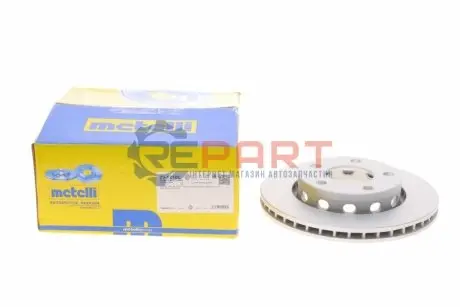 Фото 1 — Диск гальмівний (задній) Audi A4 97-01/VW Passat 00-05 (255.8x22) Metelli (23-1210C) Фото Диск гальмівний (задній) Audi A4 97-01/VW Passat 00-05 (255.8x22) Metelli (23-1210C) зображення 1