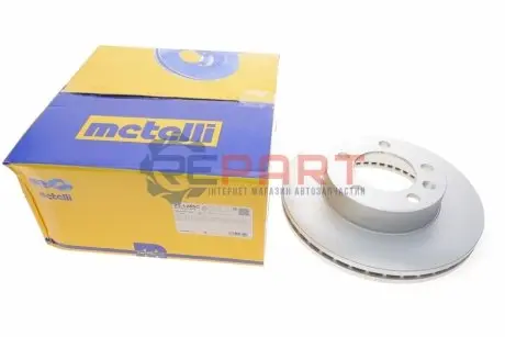 Фото Диск гальмівний (передній) Renault Master 10- (302x28) (з покриттям) (вентильований) Metelli (231286C) зображення 1