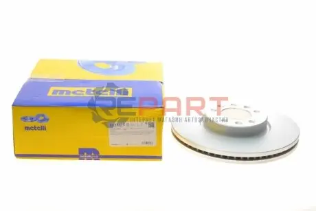 Фото 1 — Диск гальмівний (передній) Citroen Jumpy/Peugeot Expert 16-/Opel Vivaro 19- (304x28) (з покр.)(вент.) Metelli (231857C) Фото Диск гальмівний (передній) Citroen Jumpy/Peugeot Expert 16-/Opel Vivaro 19- (304x28) (з покр.)(вент.) Metelli (231857C) зображення 1