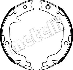 Колодки ручника Peugeot 4008/Mitsubishi Outlander 06- (167x32) Metelli 530362