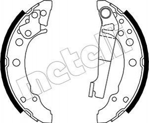 Тормозные колодки.) Metelli 530465