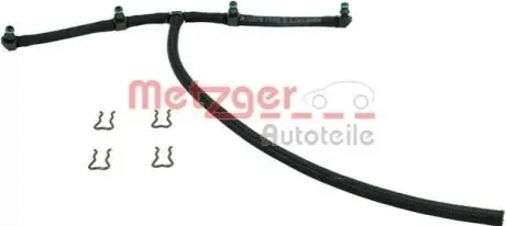 Шланг зливний Opel Astra G/H 1.7 CDTI 03-10 (к-кт) METZGER 0840020 Купити в Україні