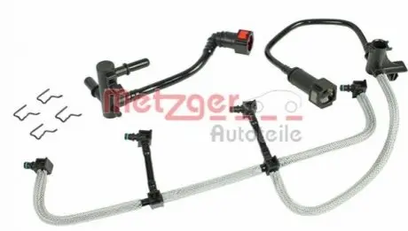 Обратный трубопровод форсунок (р-кт) Ford 1.8 TDCI METZGER 0840064 Купить в Украине