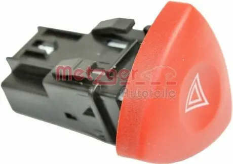 Кнопка аварийки Renault Trafic/Opel Vivaro 01 METZGER 0916349 Купити в Україні