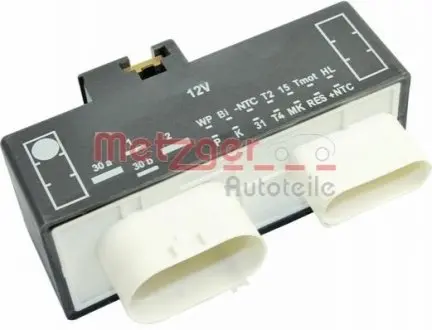 Фото Блок управління вентилятором Audi A3/Seat Leon/Skoda Octavia I/VW Bora/Golf IV 96-10 (12V) METZGER (0917284) зображення 1