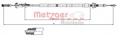 Трос акселератора METZGER 100904 Купити в Україні