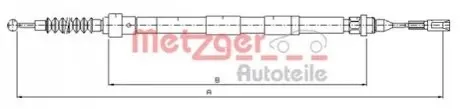 Трос ручного тормоза METZGER 107620