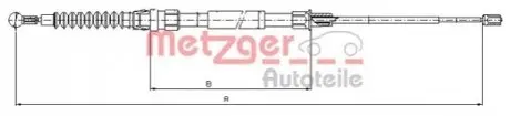 Трос ручника METZGER 107626