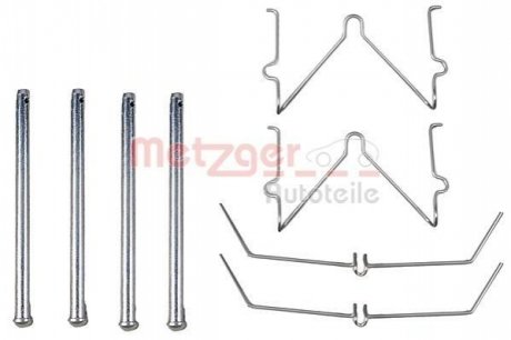 Планка суппорта (переднього) притискна (к-кт) Toyota Land Cruiser 97- METZGER 1091129 (фото 1)