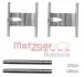 Планка суппорта (заднего) прижимная (к-кт) Audi Q7/VW Touareg 04-15 METZGER (1091660) изображение 1