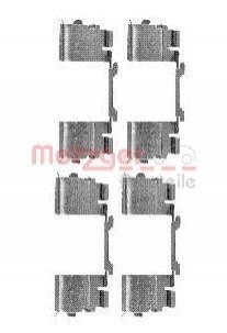Планка суппорта (переднього/заднього) притискна (к-кт) Citroen Jumper/Fiat Ducato 06- (Brembo) METZGER 1091730 (фото 1)