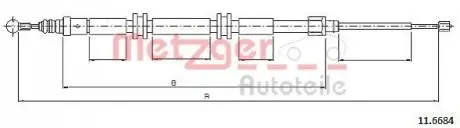 Автозапчасть METZGER 116684 Купить в Украине