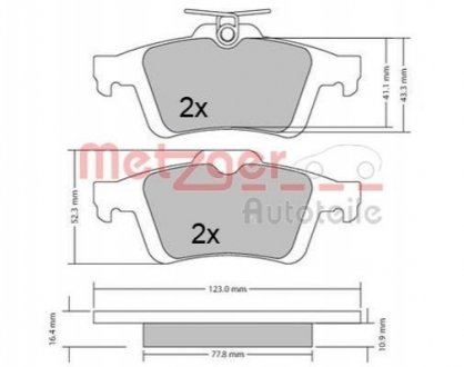 Автозапчасть METZGER 1170343