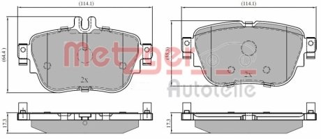 Автозапчасть METZGER 1170847