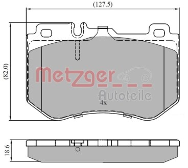 Автозапчасть METZGER 1170852