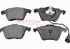 Колодки гальмівні (передні) Audi A3/TT/Seat Leon 03-15/VW Golf VI/Jetta VI/Scirocco III 08-14 METZGER 1170881 (фото 3)