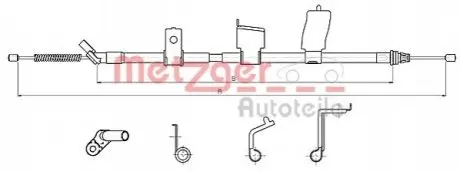 Автозапчасть METZGER 170329