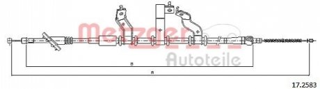 Трос ручного гальма METZGER 172583