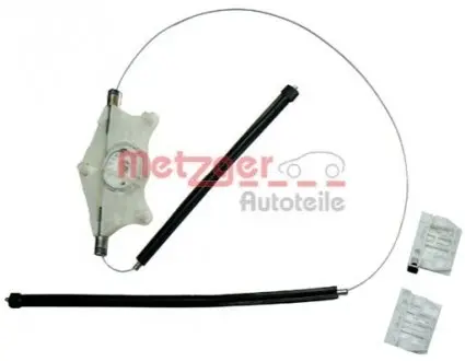 Ремкомплект склопідіймача VW Touran 03-10 (спереду) (L) METZGER 2160074 Купити в Україні